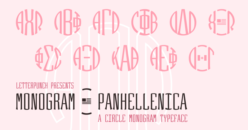 Monogram Panhellenica Font