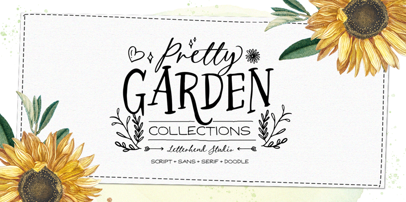 Pretty Garden Serif Font