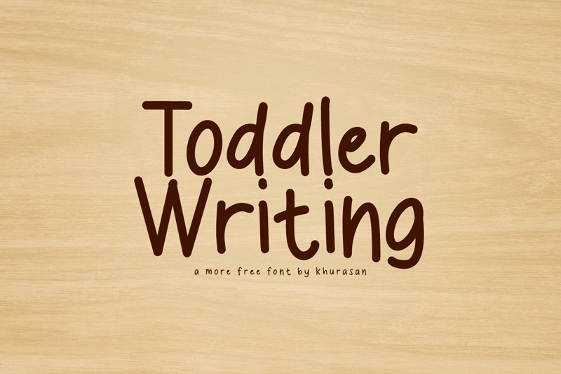 Toddler Writing Font