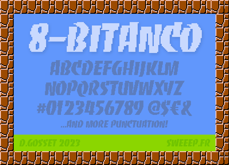 8-Bitanco Font