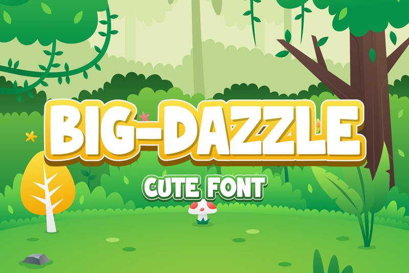 Big Dazzle Font