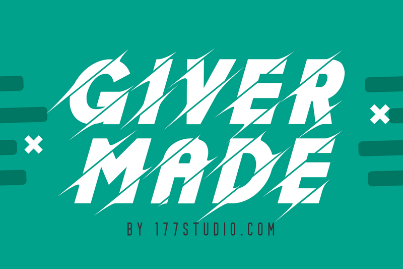 Giver Made Font