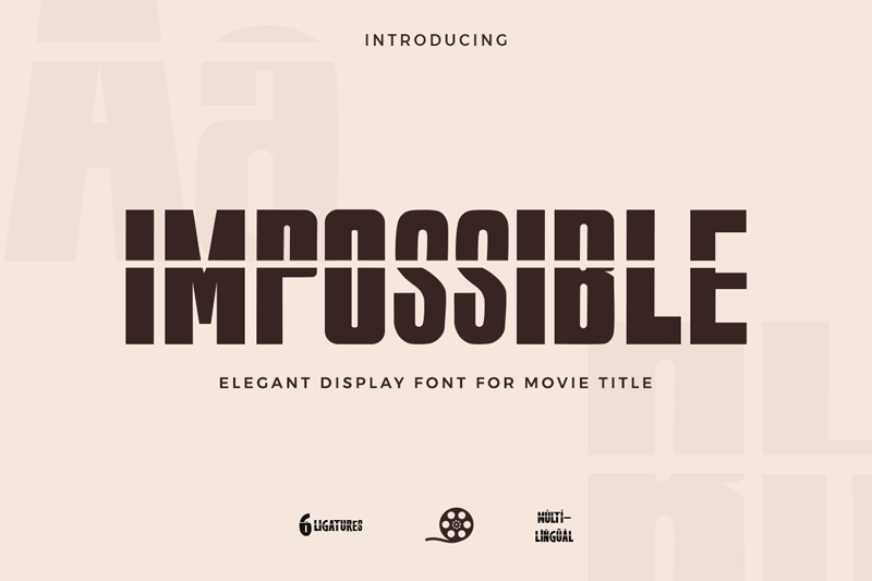 Impossible Font