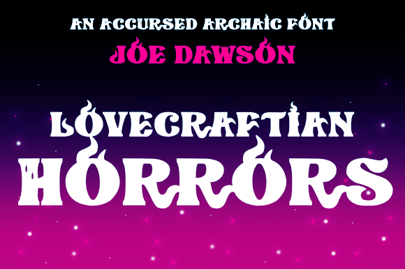 Lovecraftian Horrors Font