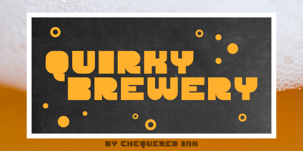 Quirky Brewery Font