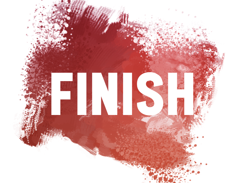 f Finish Font