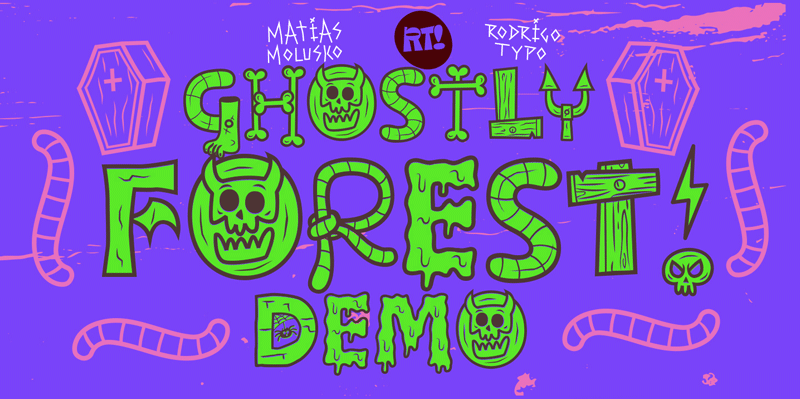 Ghostly Forest Font