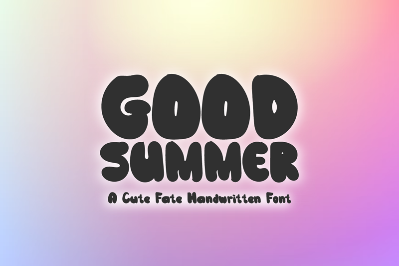 Good Summer Font