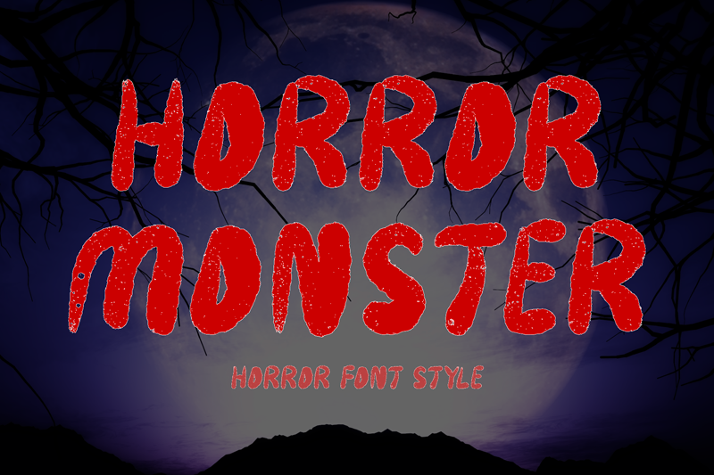 Horror Monster Font