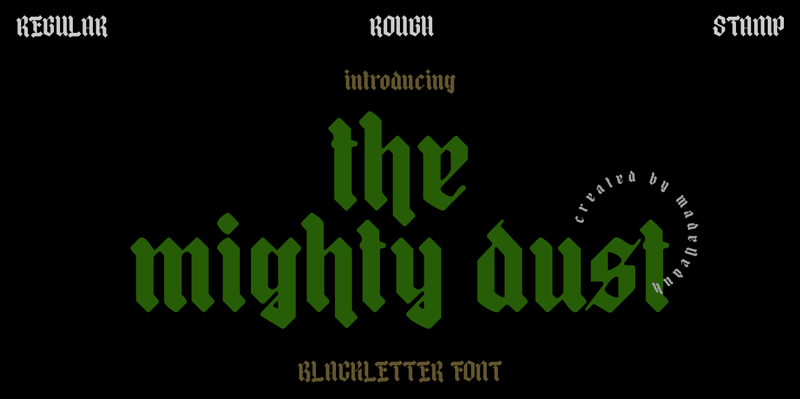 Mighty Dust Font