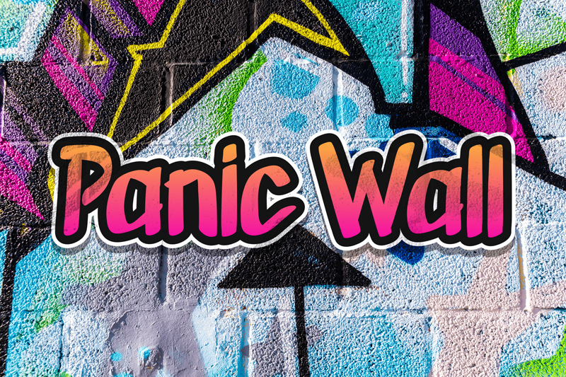 Panic Wall Font