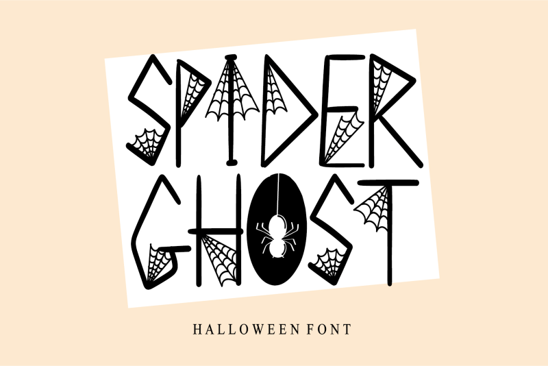Spider Ghost Font