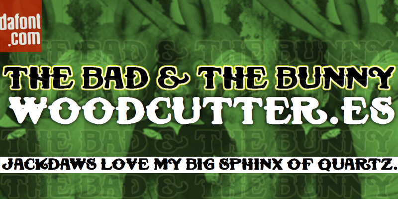 The Bad & The Bunny Font