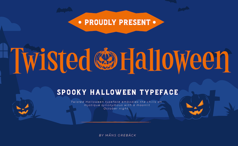 Twisted Halloween Font