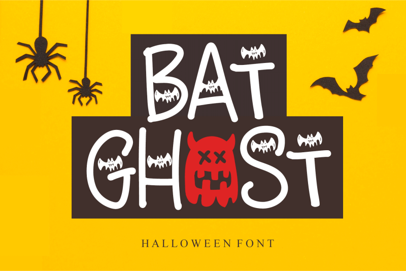 Bat Ghost Font