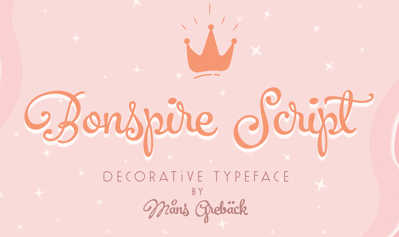 Bonspire Script Font