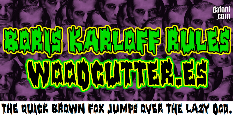 Boris Karloff Rules Font