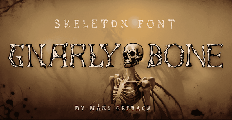 Gnarly Bone Font