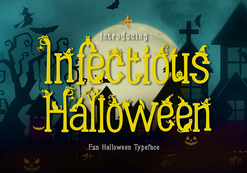 Infectious Halloween Font