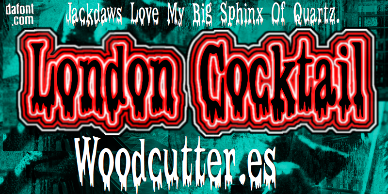 London Cocktail Font