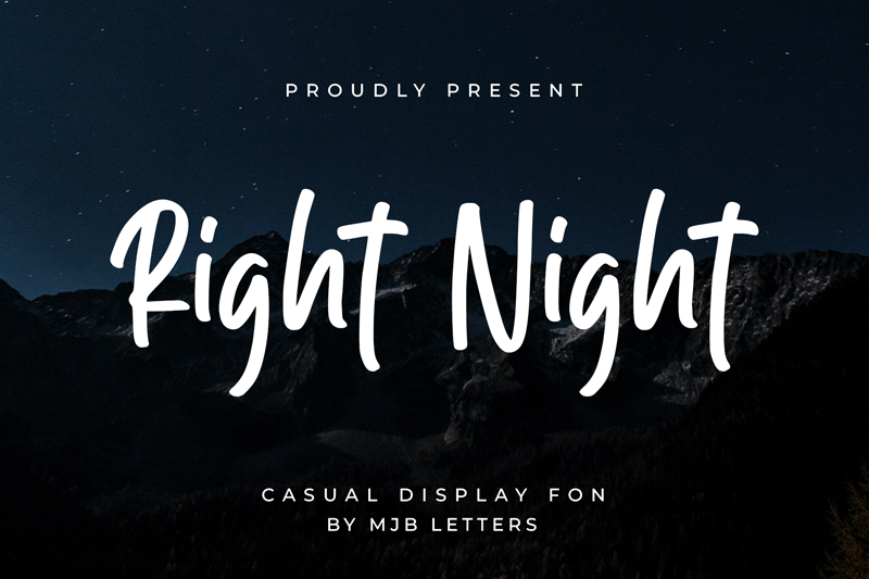 Right Night Font