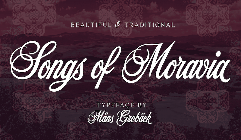 Songs Of Moravia Font