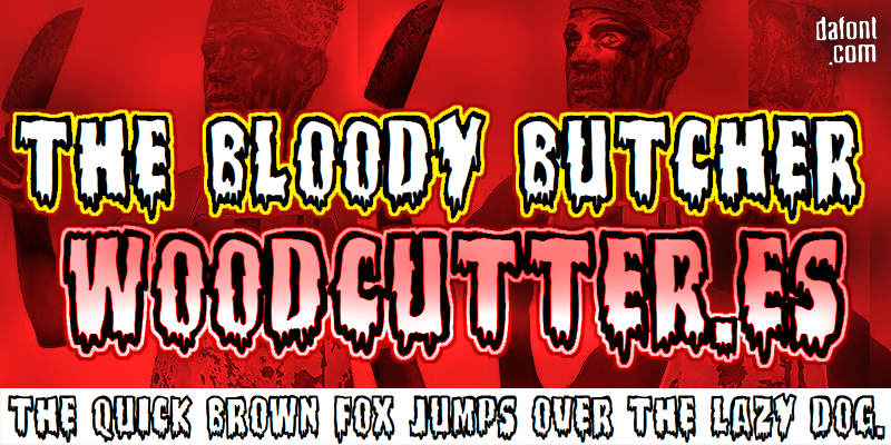 The Bloody Butcher Font