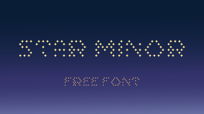 Star Minor Font