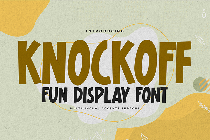 Knockoff Font