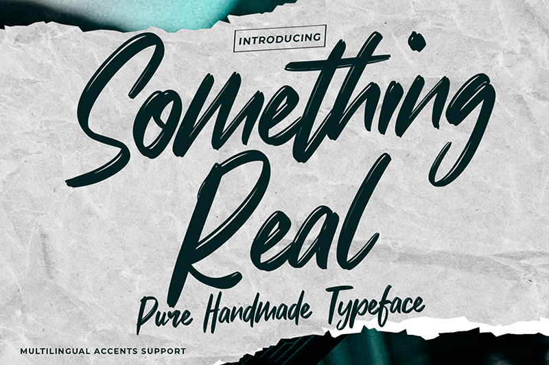 Something Real Font
