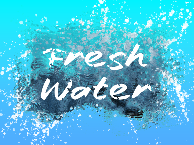 f Fresh Water Font