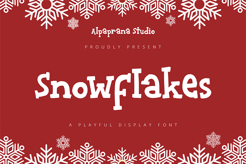 Snowflakes Font