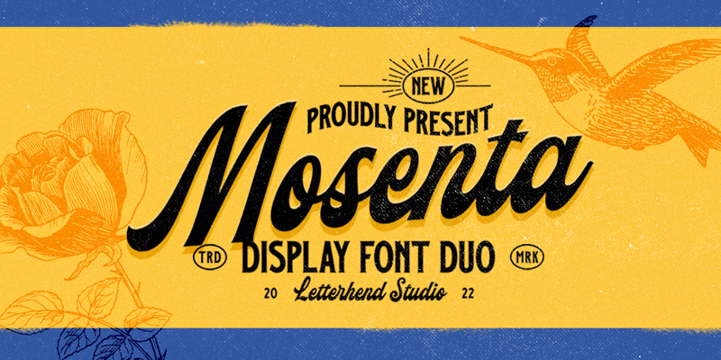 Mosenta Script Font
