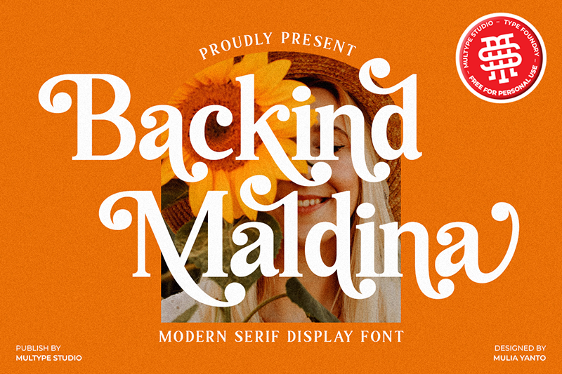 Backind Maldina Font