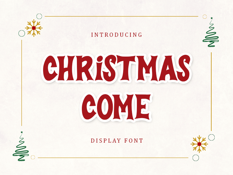 Christmas Come Font