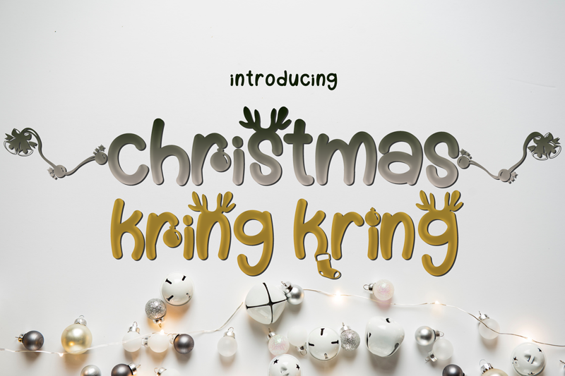 Christmas Kring Kring Font