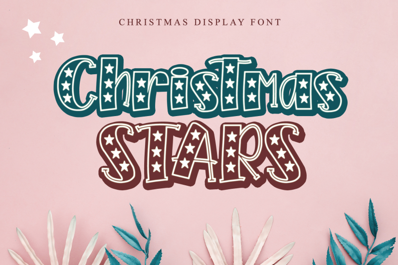 Christmas Stars Font