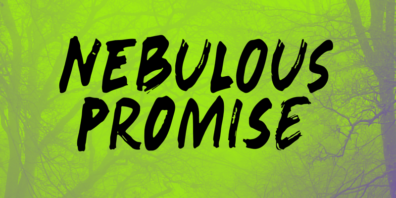 Nebulous Promise Font