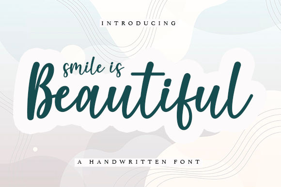 Smile Is Beautiful Font