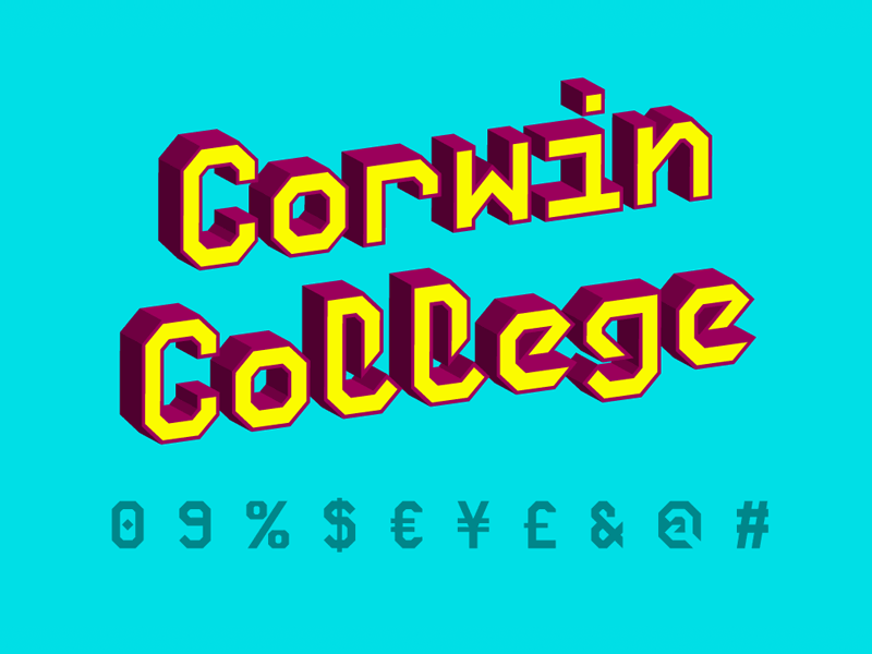 Corwin College Font