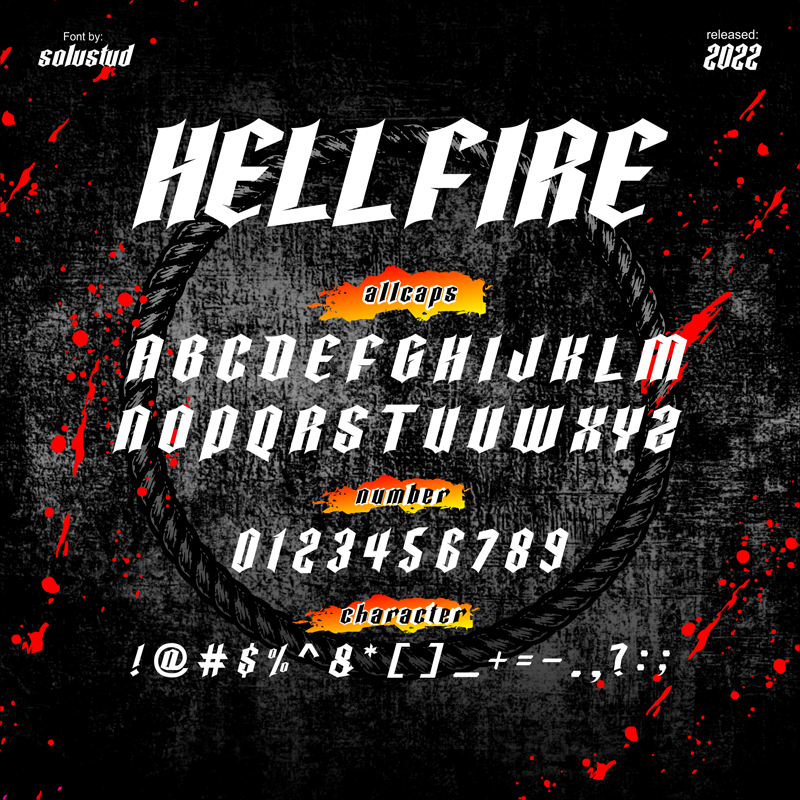 Hellfire Font