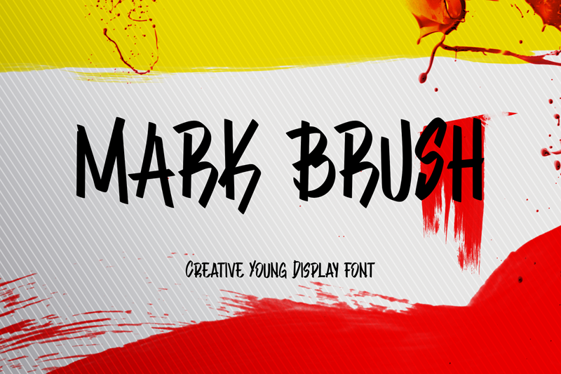 Mark Brush Font
