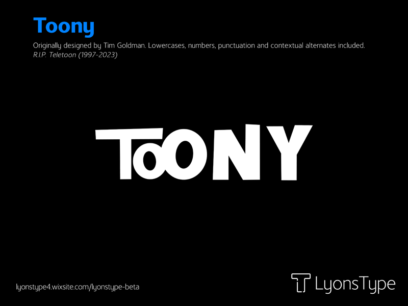 Toony Font