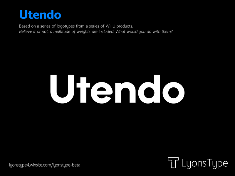 Utendo Font
