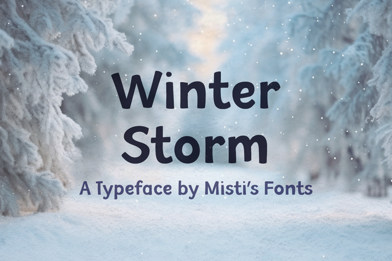 Winter Storm Font