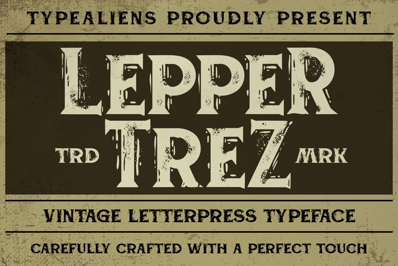 Leppertrez Font