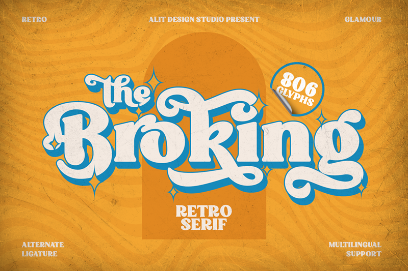 Broking Font