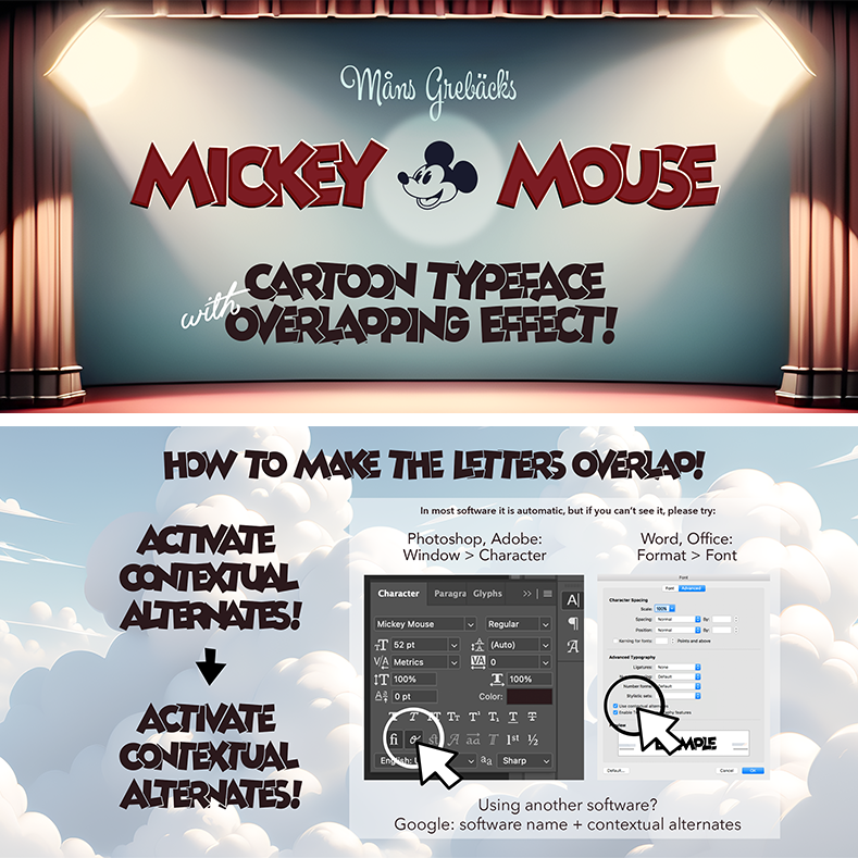 Mickey Mouse Font