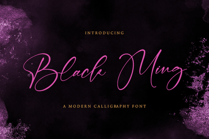 Black Ming Font