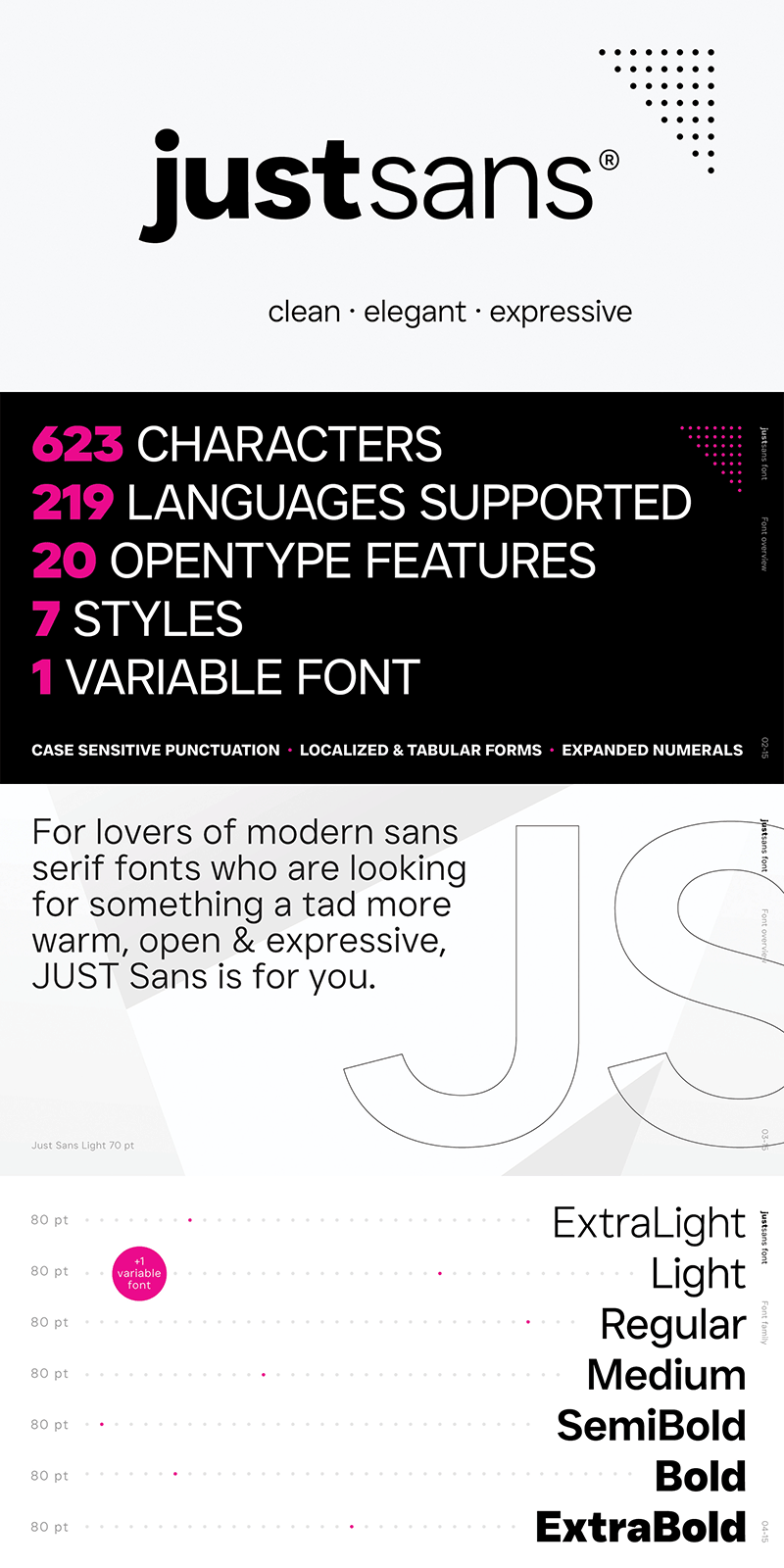 Just Sans Font